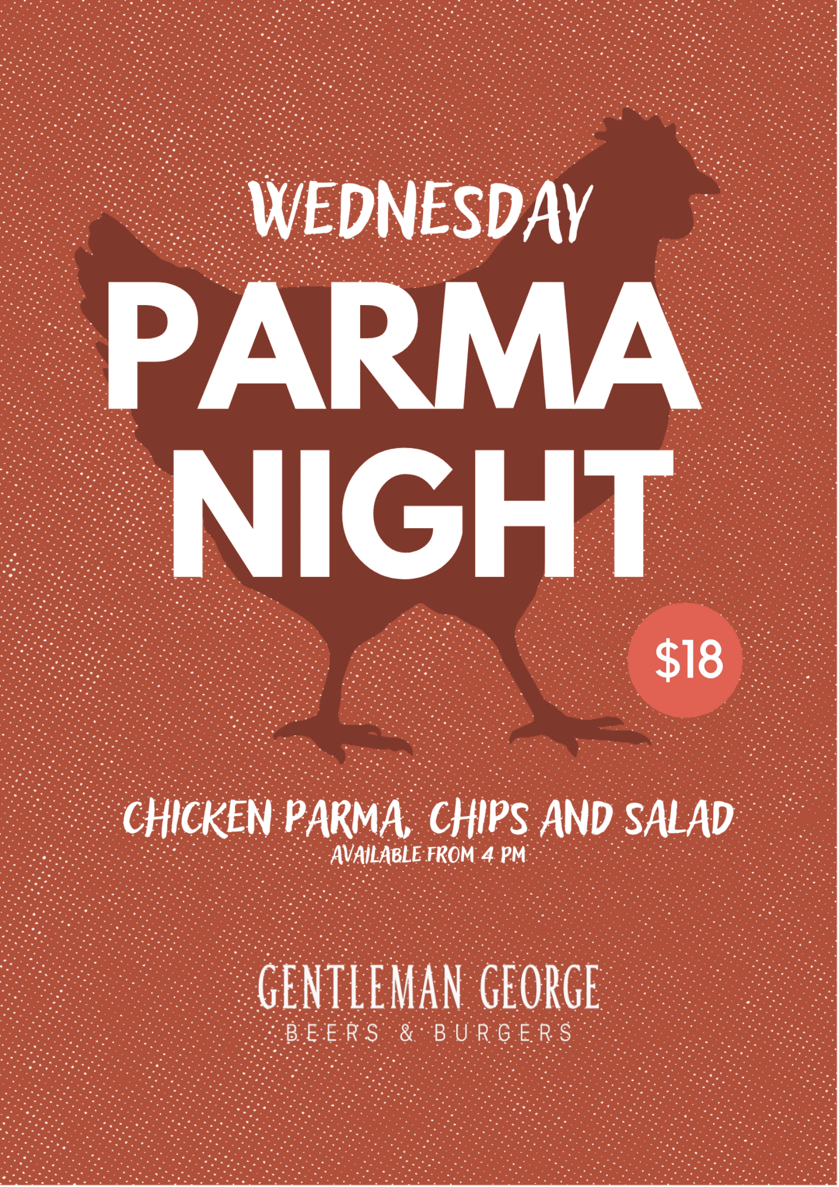 $18 Parma Night