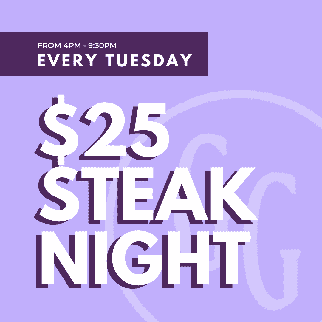 $25 Steak Night